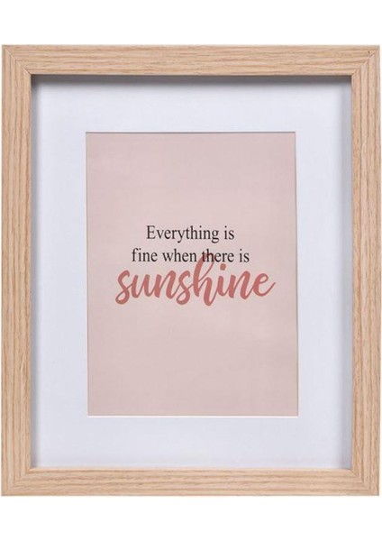 Ahşap Duvar Çerçeve Dekor 23X28 cm