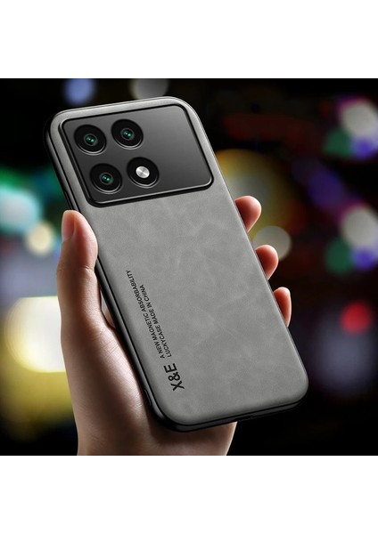 Xiaomi Redmi K70E Cilt Hissi Manyetik Emme Cep Telefonu Kılıfı (Yurt Dışından) fiyatları