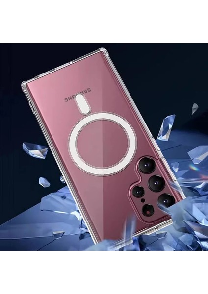 Samsung Galaxy S20 Plus Manyetik Hava Yastığı Anti -Düşme Cep Telefonu Kılıfı (Yurt Dışından)