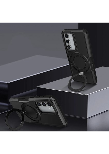 Samsung Galaxy A14 Halka Standı Zırh Cep Telefonu Kılıfı (Yurt Dışından)