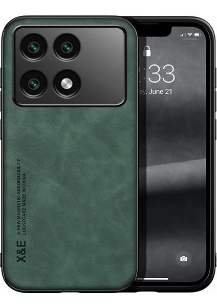 Xiaomi Redmi K70 Cilt Hissi Manyetik Emme Cep Telefonu Kılıfı (Yurt Dışından)