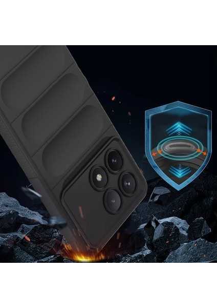 Xiaomi Redmi K70E Zırh Silika Jeli Cep Telefonu Kılıfı (Yurt Dışından)