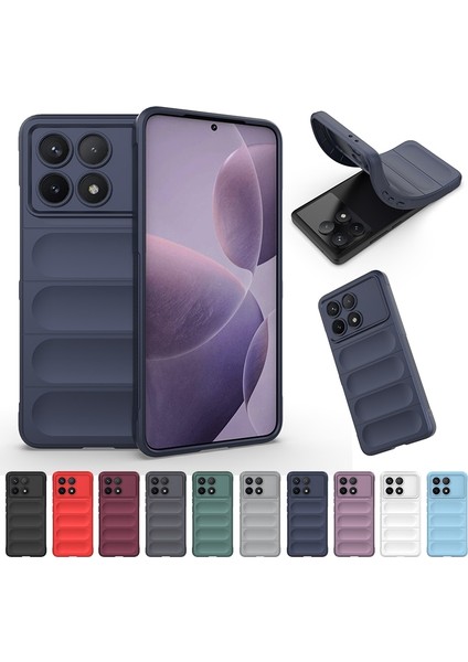 Xiaomi Redmi K70E Zırh Silika Jeli Cep Telefonu Kılıfı (Yurt Dışından)
