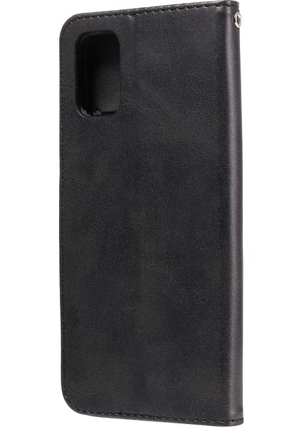 Samsung Galaxy S20 Fe 4G/5G/2022/S20 Lite-Black Için Fermuar Cep Deri Cüzdan Standı Çantası (Yurt Dışından)