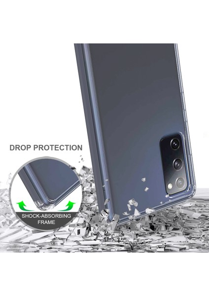 Samsung Galaxy S20 Fe 4G/5G/S20 LITE/S20 Fe 2022 Çizgi Anti-Çizelge Absorpsiyonu Kristal Berraklığında Akrilik+Tpu Hibrid Case Casparent (Yurt Dışından) fiyatları