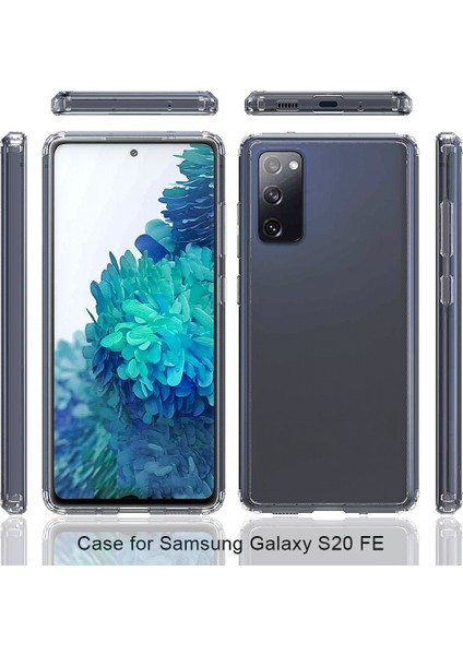 Samsung Galaxy S20 Fe 4G/5G/S20 LITE/S20 Fe 2022 Çizgi Anti-Çizelge Absorpsiyonu Kristal Berraklığında Akrilik+Tpu Hibrid Case Casparent (Yurt Dışından) fırsatları