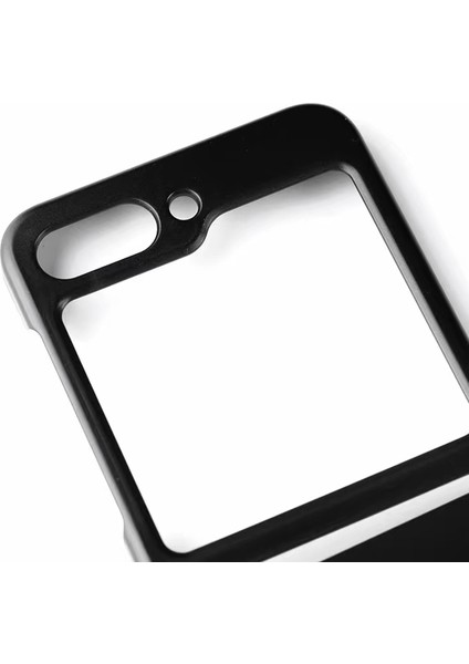 Samsung Galaxy Z Flip 5g Için Sert Pc Kılıfı, Shockproof Mobile Koruyucu Kapak Black (Yurt Dışından)