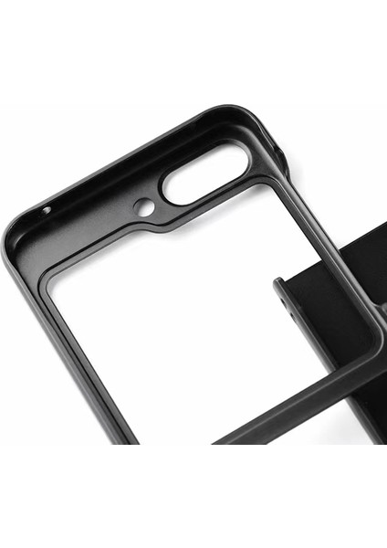 Samsung Galaxy Z Flip 5g Için Sert Pc Kılıfı, Shockproof Mobile Koruyucu Kapak Black (Yurt Dışından)