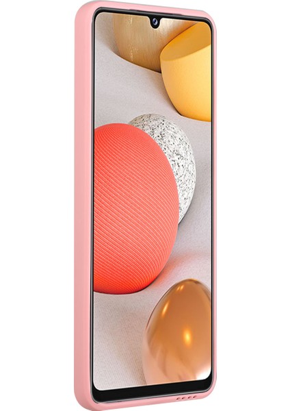 Samsung Galaxy A12-PINK Için Kart Yuvası ile Yumuşak Tpu Telefon Kılıfı Kapağı (Yurt Dışından)