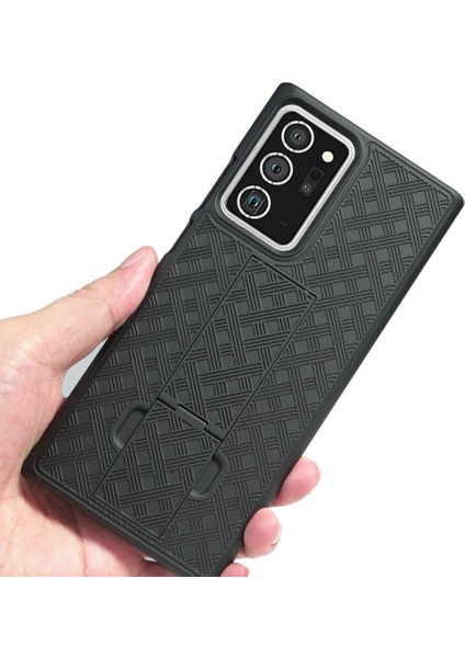 Samsung Galaxy NOTE20 ULTRA/NOTE20 Ultra 5g Için Dokuma Cilt Döner Kemer Klipsi Kılıf Pc+Tpu Kapak (Yurt Dışından) indirimleri