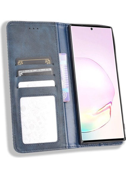 Samsung Galaxy NOTE20 Ultra/20 Ultra 5g-Blue Için Otomatik Emilmiş Pu Deri Kabuk Cüzdan Retro Kapak (Yurt Dışından) indirimleri