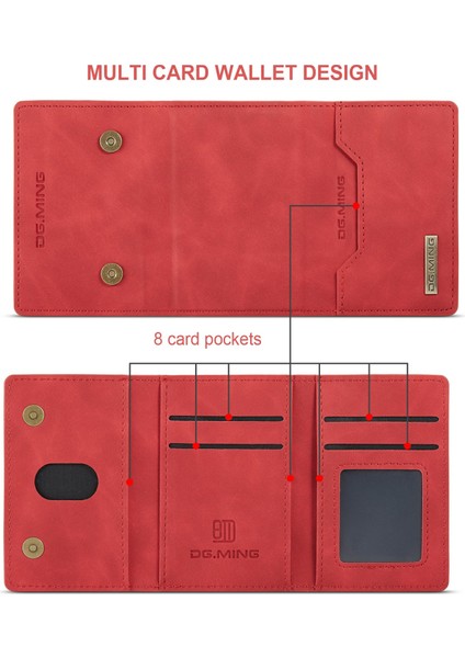 Samsung Galaxy S20 Fe 2022/S20 Fe 4G/S20 Fe 5G/S20 Lite-Red Için Üç Katlı Cüzdan Kickstand Tasarımı ile Manyetik Çıkarılabilir Hibrit Kasa (Yurt Dışından) indirimleri