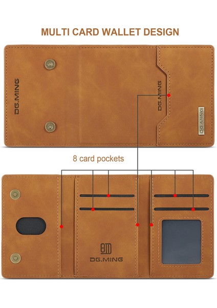 Samsung Galaxy S20 Fe 2022/S20 Fe 4G/S20 Fe 5G/S20 Lite-Brown Için Üç Katlı Cüzdan Kickstand Tasarımı ile Manyetik Çıkarılabilir Hibrit Kasa (Yurt Dışından) indirimleri