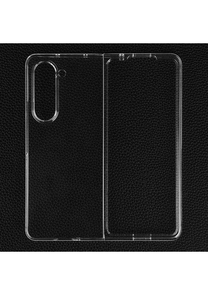 Samsung Galaxy Z Fold5 5g Katlanır Telefon Telefon Iki Parçalı Tasarım Şeffaf Pc Telefon Kapağı (Yurt Dışından)