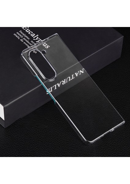 Samsung Galaxy Z Fold5 5g Katlanır Telefon Telefon Iki Parçalı Tasarım Şeffaf Pc Telefon Kapağı (Yurt Dışından)