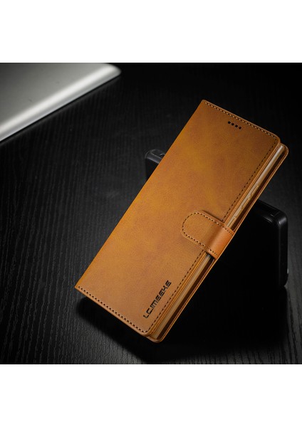Samsung Galaxy NOTE20 Ultra/20 Ultra 5g-Brown Için Deri Cüzdan Standı Kapak Telefon Kılıfı (Yurt Dışından) fırsatları