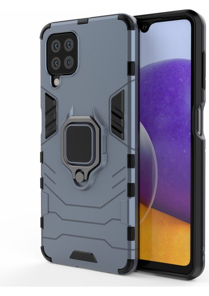 Samsung Galaxy M32 (Global Versiyon) Için Ring Tutucu Kickstandlı Kazanmaya Uyumsal Sabit Pc+Yumuşak Tpu Hibrid Telefon Kılıfı Kapak (Yurt Dışından) fiyatları