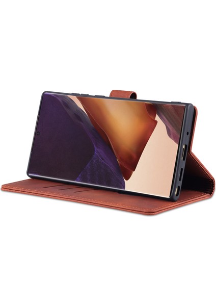 Deri Cüzdan Folio Flip Kart Yuvaları Samsung Galaxy NOTE20 ULTRA/NOTE20 Ultra 5g-Ros (Yurt Dışından) fiyatları