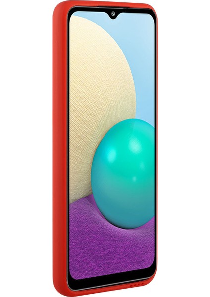Samsung Galaxy M02/A02-RED Için Kart Sahibi ile Yumuşak Tpu Telefon Geri Kasa Kapağı (Yurt Dışından) indirimleri