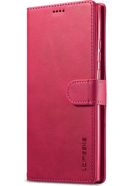 Samsung Galaxy NOTE20 Ultra/20 Ultra 5g-Red Için Deri Cüzdan Stand Kapak Telefon Kılıfı (Yurt Dışından) fiyatları