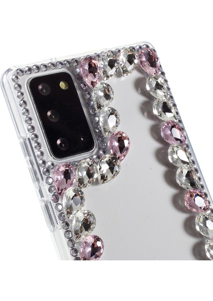 Samsung Galaxy NOTE20 ULTRA/NOTE20 Ultra 5g-Pink Için Crystal Rhinestone Dekorasyon Tpu Kılıfı (Yurt Dışından) fırsatları