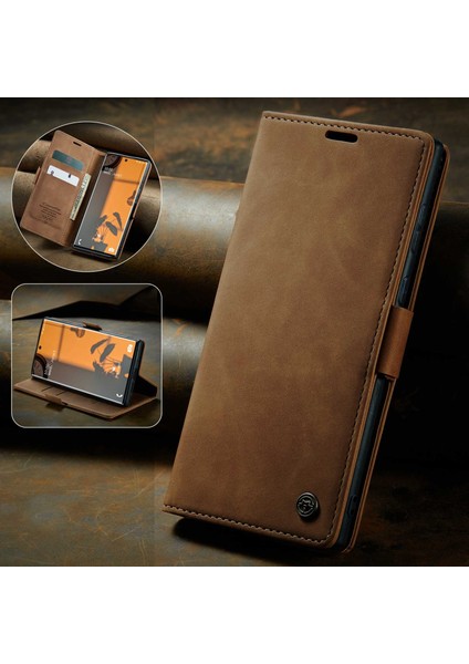 Basitlik Samsung Galaxy NOTE20 ULTRA/NOTE20 Ultra 5g-Brown (Yurt Dışından)