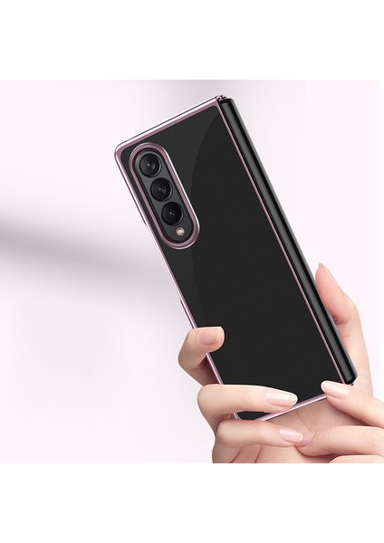 Samsung Galaxy Z Fold3 5g-Blue Için Elektrokaplama Çerçeve Damla Damalı Pc Telefon Kapağı Katlanır Kılıf (Yurt Dışından) indirimleri