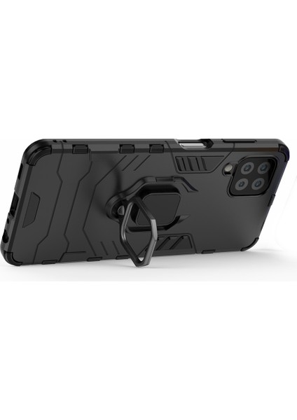 Samsung Galaxy M32 (Global Versiyon) Için Ring Tutucu Kickstandlı Kazanmaya Uyumsal Sabit Pc+Yumuşak Tpu Hibrid Telefon Kılıfı Kapak (Yurt Dışından) modelleri