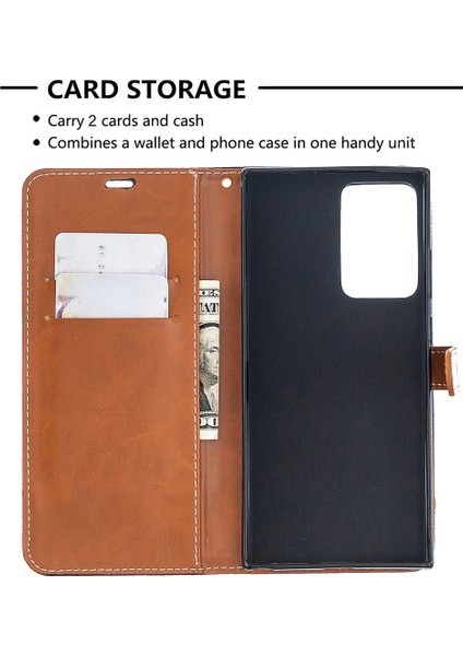 Samsung Galaxy NOTE20 ULTRA/NOTE20 Ultra 5g-Black Için Çeşitli Kot Cons Cilt Deri Kabuğu (Yurt Dışından) modelleri
