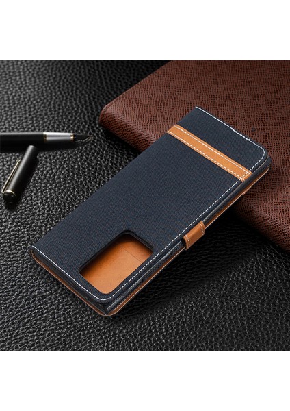 Samsung Galaxy NOTE20 ULTRA/NOTE20 Ultra 5g-Black Için Çeşitli Kot Cons Cilt Deri Kabuğu (Yurt Dışından) indirimleri