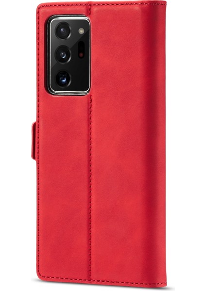 Samsung Galaxy NOTE20 ULTRA/NOTE20 Ultra 5g-Red Için Lc Güçlü Manyetik Seri Deri Cüzdan Telefon Koruyucu Kabuk (Yurt Dışından) fiyatları