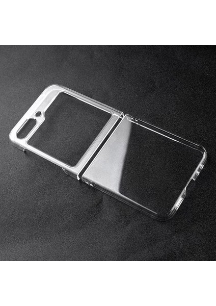 Samsung Galaxy Z Flip 5g Için Sert Pc Kılıfı, Shockproof Mobile Koruyucu Kapak-Beyaz (Yurt Dışından)