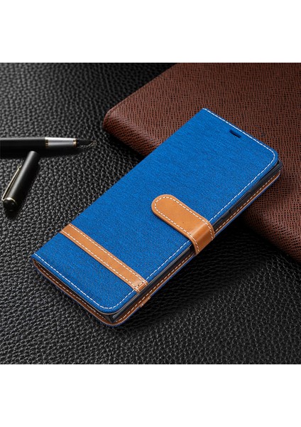 Samsung Galaxy NOTE20 ULTRA/NOTE20 Ultra 5g-Baby Mavi Için Çeşitli Kot Kot Cilt Deri Kabuğu (Yurt Dışından) modelleri