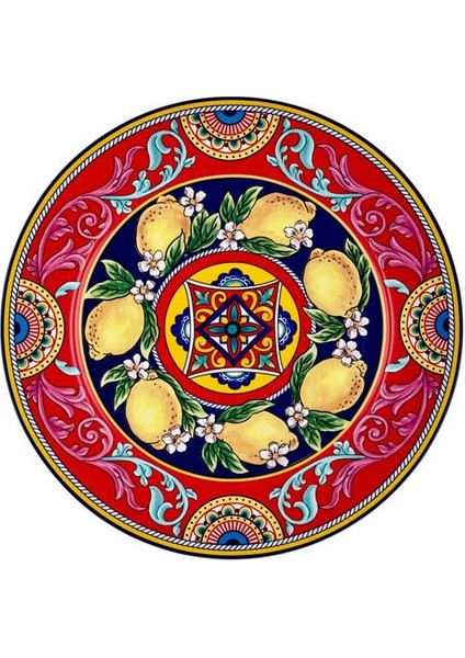 Cıtrus 6lı Servis Tabağı Seti 27 cm