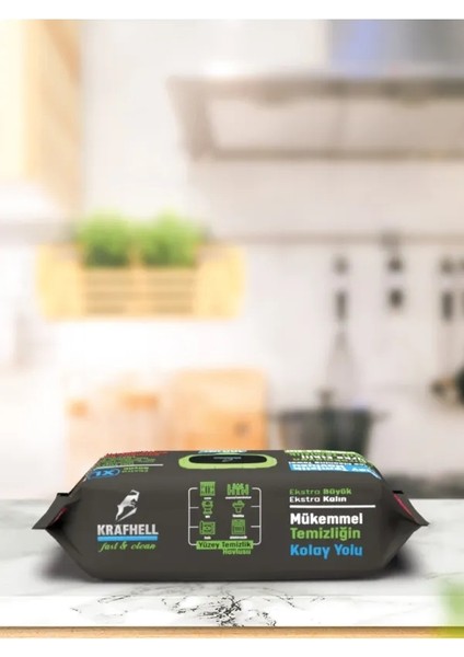 Fast & Clean Ekstra Büyük Yüzey Temizlik Havlusu Sirke Etkili Xl 100 Yaprak
