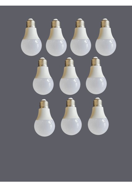 Aydınlatma 10 Adet 9 Watt Beyaz LED Ampul