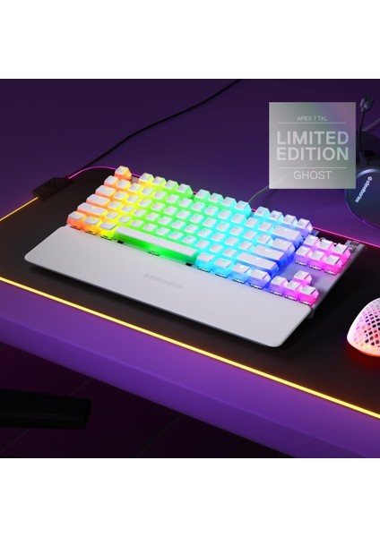 Steelseries Apex 7 Tkl Ghost Edition - Mekanik Gaming Klavye - Us Layout