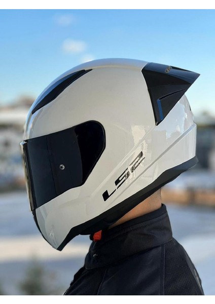 Rapid 2 Race Beyaz Kask