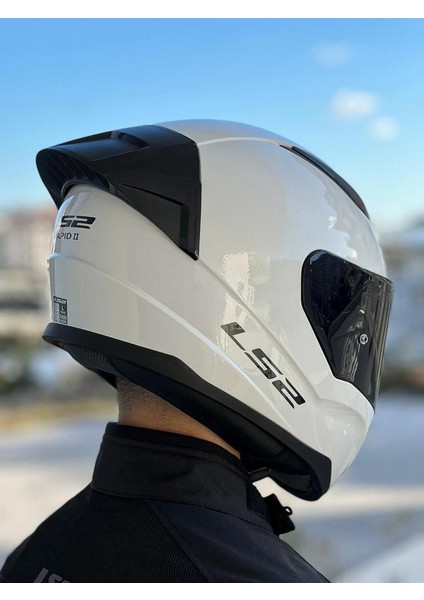 Rapid 2 Race Beyaz Kask