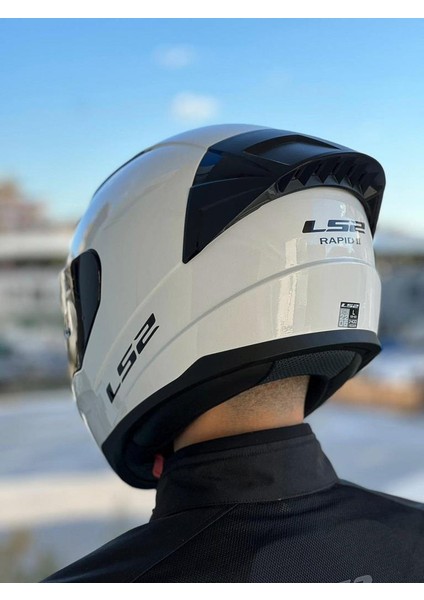 Rapid 2 Race Beyaz Kask