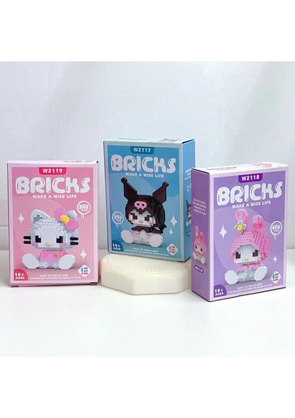 Hello Kitty Yapboz Puzzle Hediye Hellokittybricks Yapı Taşı Oyuncak