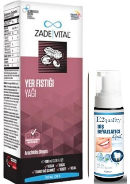 Yer Fıstığı Yağı 150 Ml - Diş Beyazlatıcı Köpük