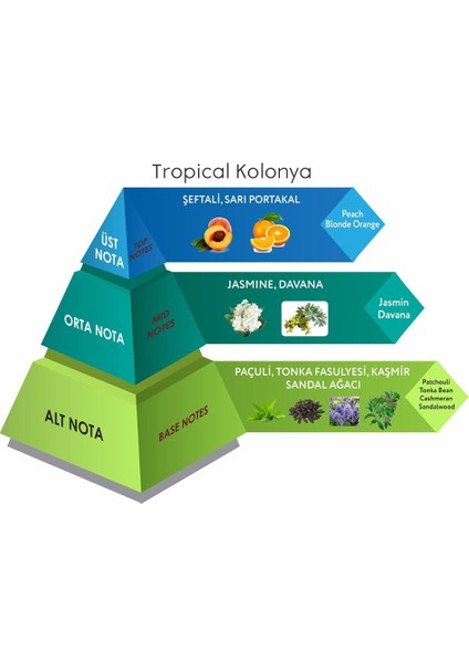 Tropical Cep Boy Kolonya Eau De Cologne 30 ml