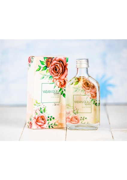 Yaban Gülü Kolonya Eau De Cologne Cam Şişe 200 Ml