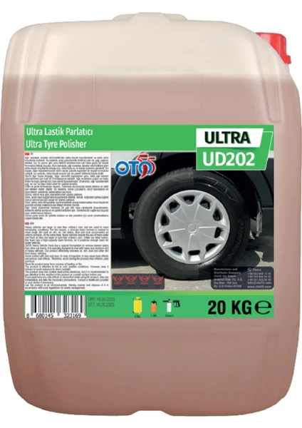 Oto 55 Lastik Temizleme ve Parlatıcı 20 kg 1/1 Konsantre (Vişne Kokulu)