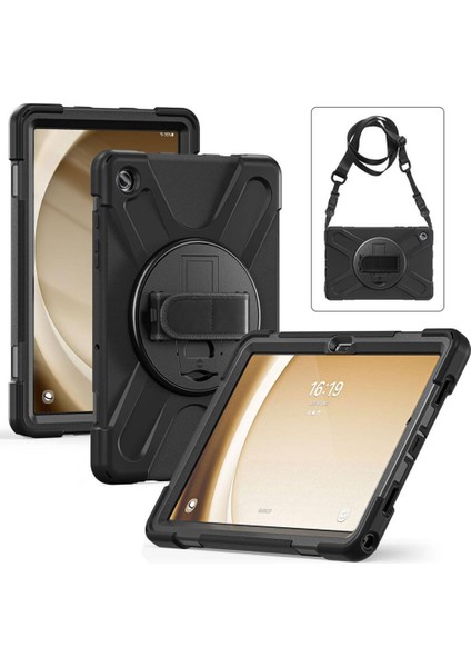 Samsung Galaxy Tab A9 Plus X210 X215 X216 Defender Askılı Zırhlı Tank Case