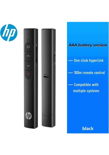 HP SS10 Wireless Presentation Flip Pen Kalem Pilli Kablosuz Lazer Sunum Kumandası