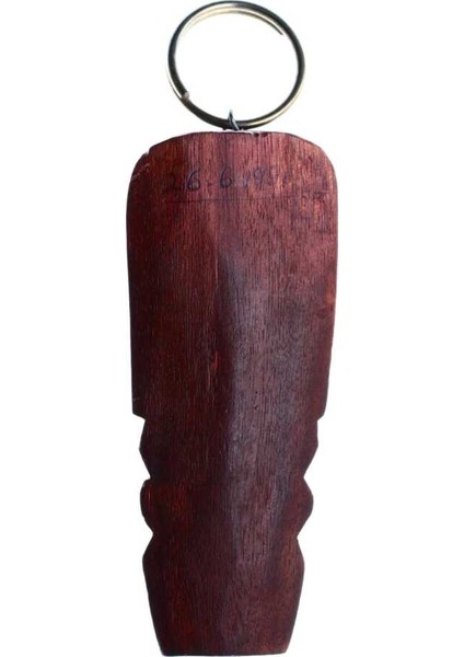 Ahşap Totem Tanrı Eski Anahtarlık AKS1126