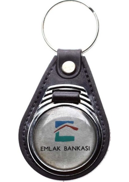 Emlak Bankası Slikon Formunda Eski Anahtarlık AKS638