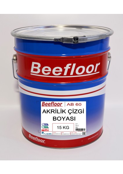 Akrilik Zemin Çizgi Boyası (15 Kg)